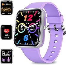 SHAPESHE Blood Glucose Monitor Smart Watch and Fitness Tracker for Men Women(Answer/Make Call)-1.85" Touch Screen Blood Su...