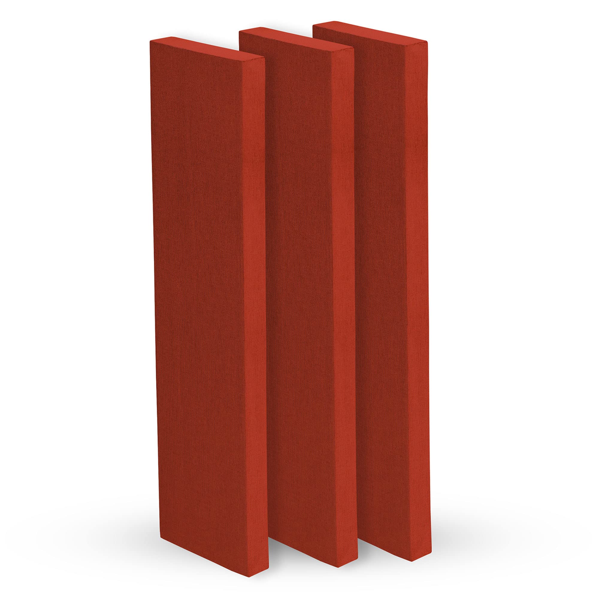 Timber AcousticsX14 Control Panels | Rockwool | German Pine | Room Acoustics & Soundproofing [SET OF 3] NRC > 0.90 (1' x 4' x 3") (Red)