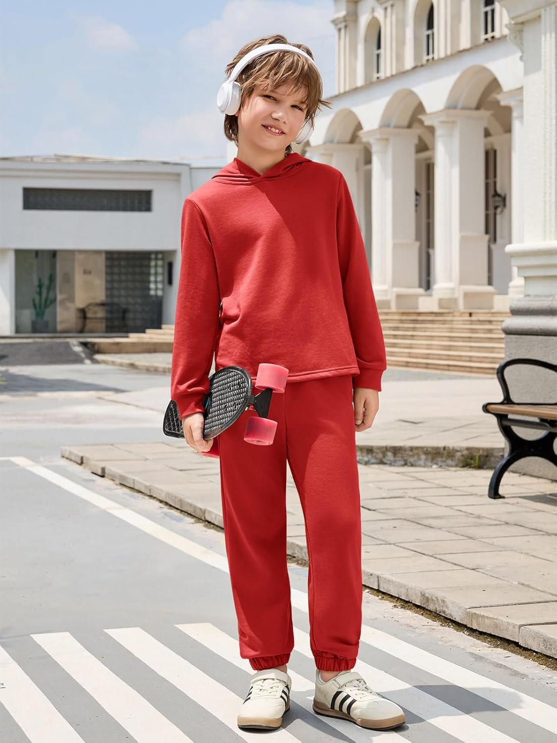 Boys Sweatsuit Kids Fashion Hoodies Sweatshirts and Jogger Set 2 Piece Fall Outfits 5-14 Years - Image 4