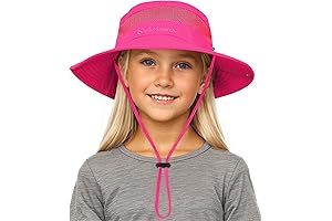 2-Pack Century Star Outdoor UPF 50+ Sun Hats for Kids Ages 8-10