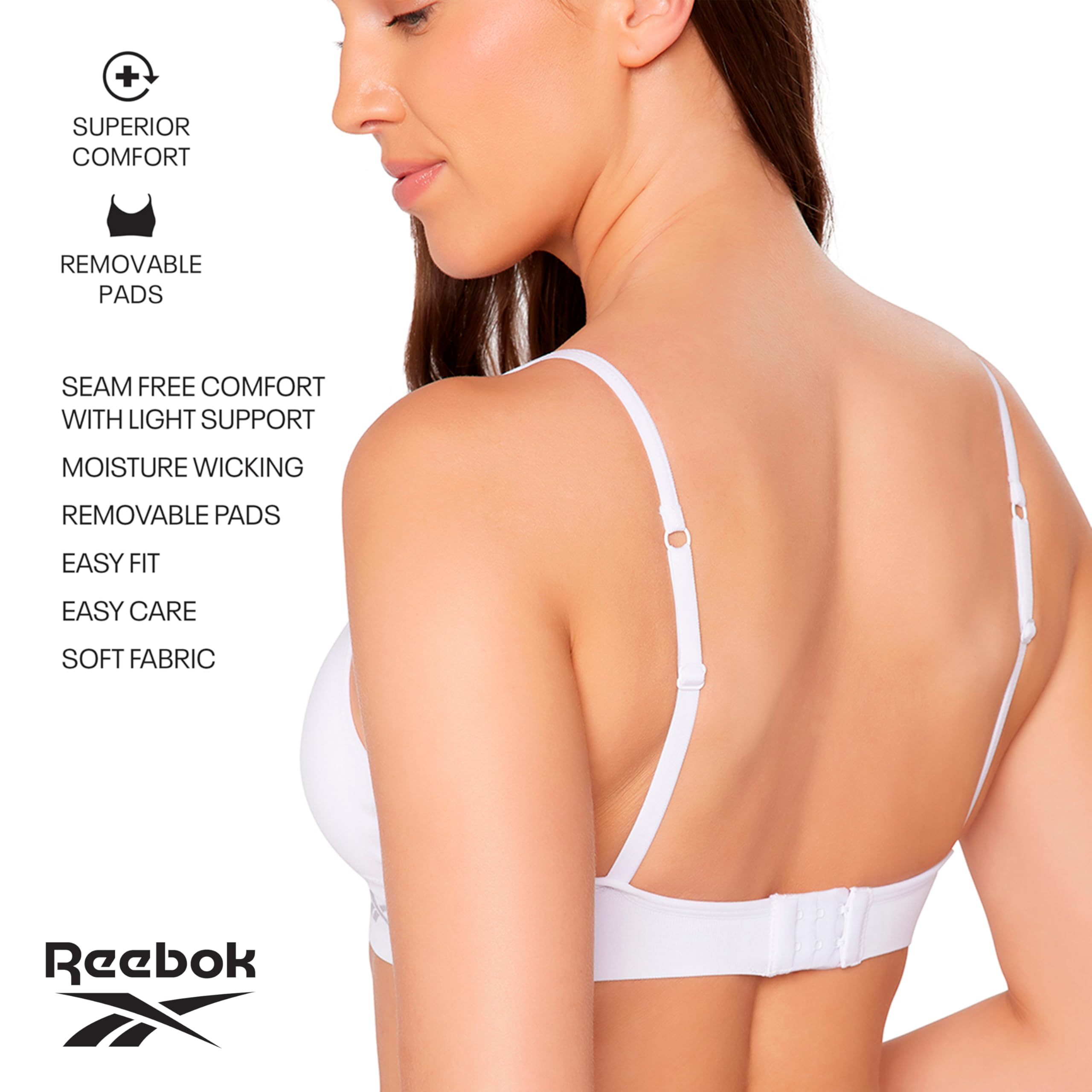 Reebok Biustonosz bezszwowy Kobiety Justine (1 w zestawie)