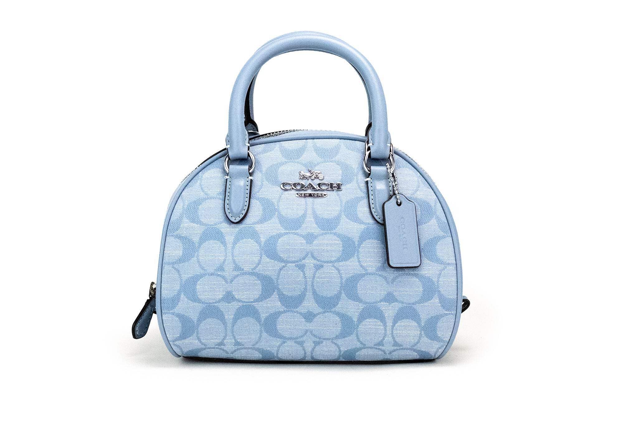 COACH Women's Sydney Satchel in Signature Chambray