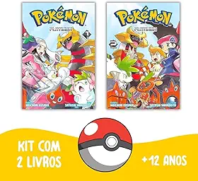 Kit Mangá Pokémon Platinum Vol 1 e 2 (Coleção Completa)