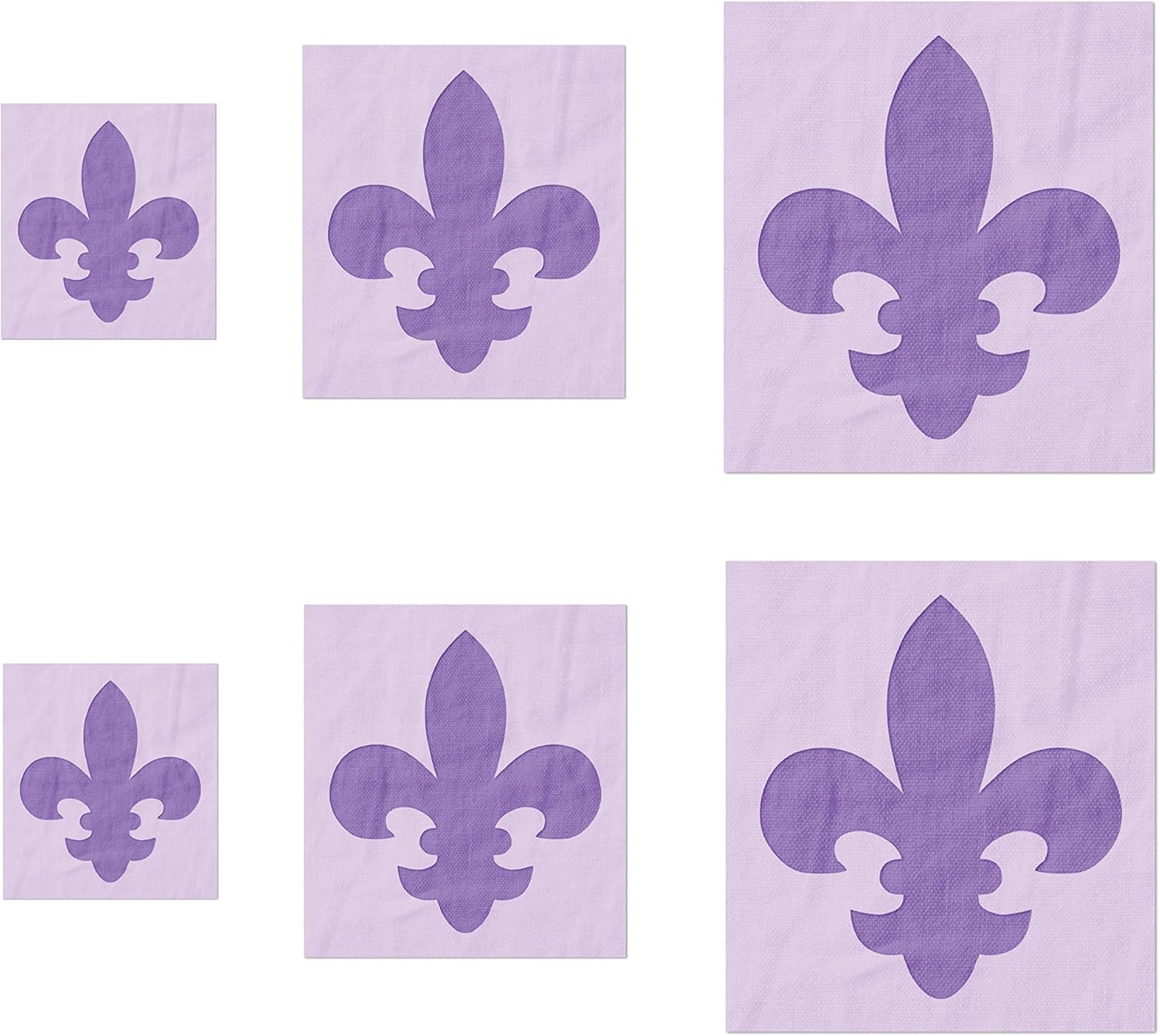 Stencil Stop Fleur-De-Lis Symbol Stencil - Reusable for DIY Projects, Painting, Drawing, Crafts - 14 Mil Mylar Plastic (16.17 x 18 inches)