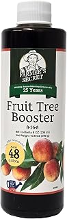 Farmer's Secret Fruit Tree Booster Fertilizer 8oz - Super Concentrated Phosphorus Rich for Peach, Apple, Banana Trees