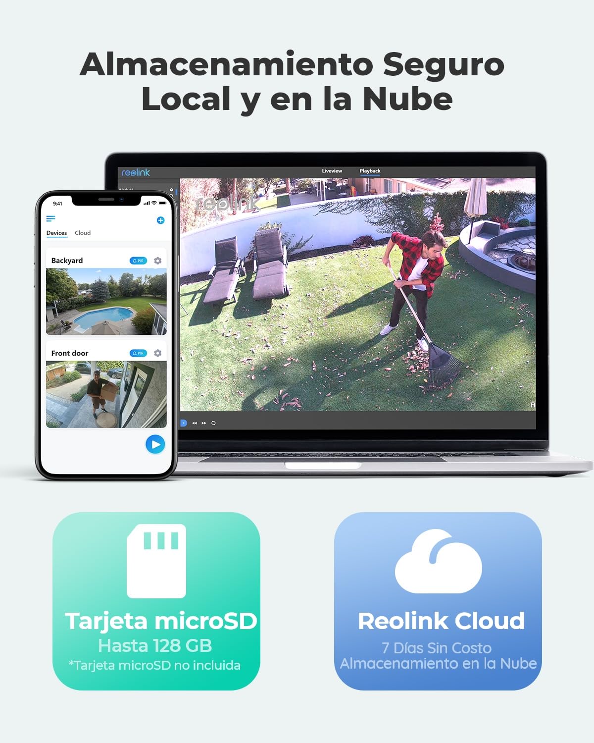 Reolink 5MP Camara Vigilancia WiFi Exterior, 360° Solar Cámara IP Sin Cable | Detección Smart, Audio de 2 Via, Almacenamiento local/nube, Acceso Remoto, Compatible con Alexa, Argus PT con Panel Solar
