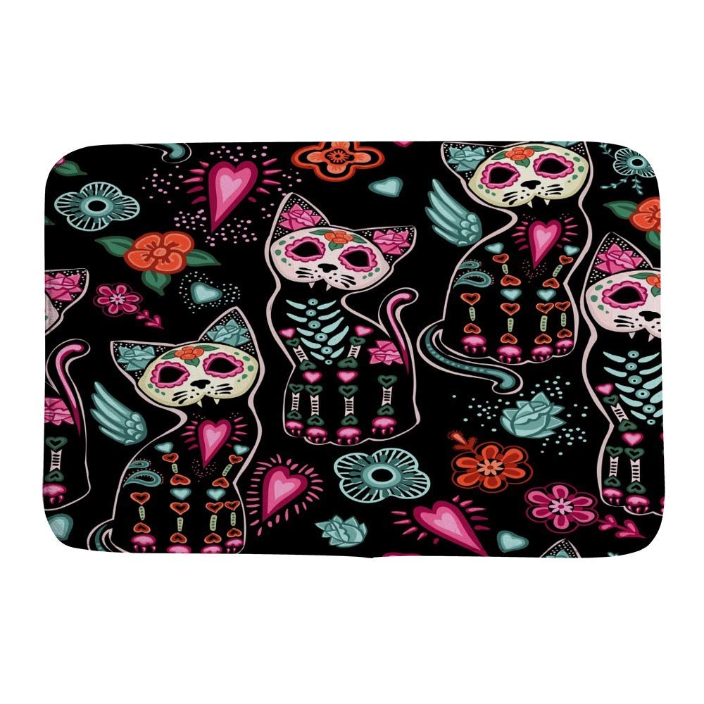 Tapis de salle de bain Halloween 78x50 cm antidérapant et épais