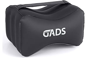 Gads Inflatable Knee Pillow for Side Sleepers - Joint Pain Relief on the Go