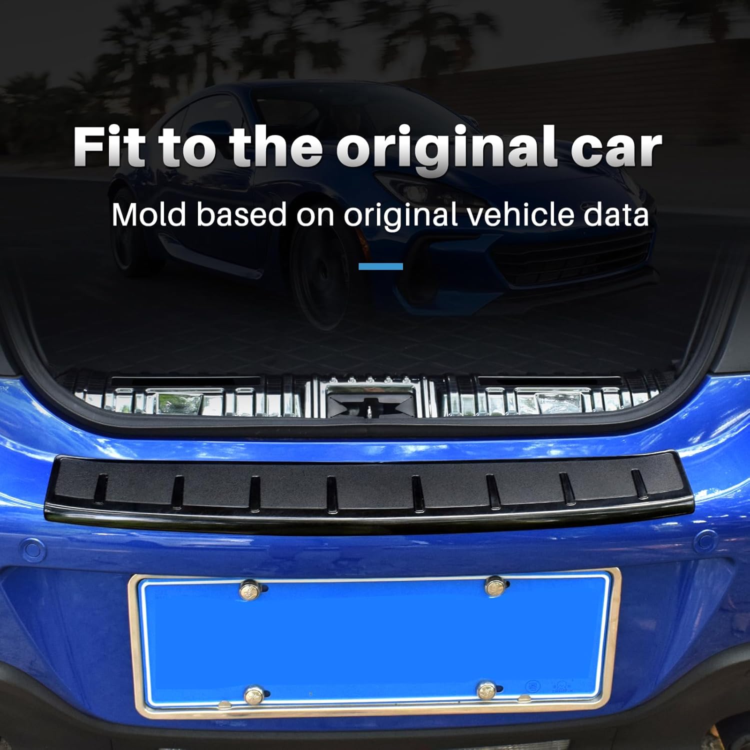 KUNGKIC for Toyota GR86 Subaru BRZ 2021 2022 2023 2024 2025 Rear Bumper Protector Guard Cover Scratch Resistant Accessory Trim Cool Exterior Decoration ABS Material