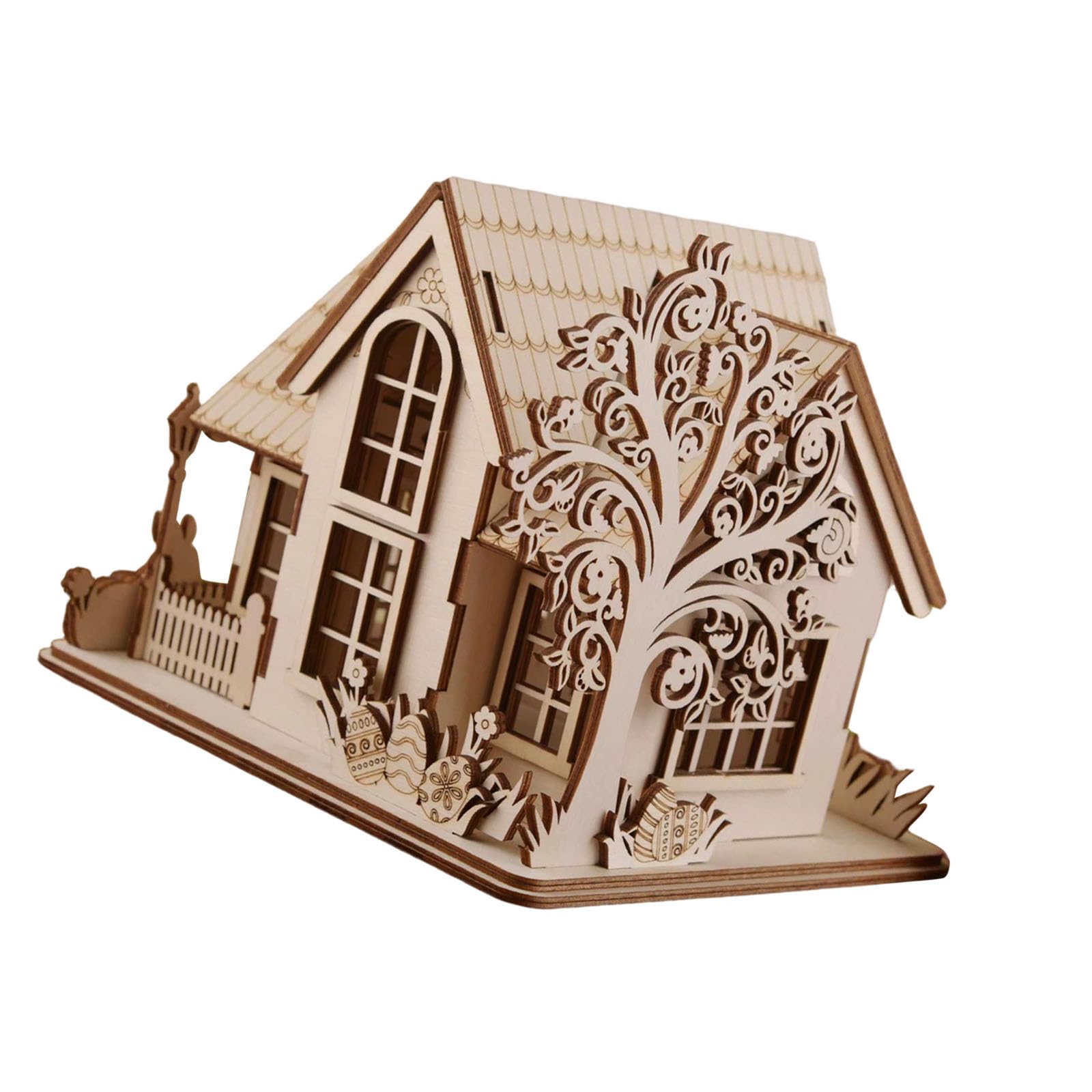 Limtula Skilled Wooden Festival Decoration Group Adjustable for Different Themed Parties and Celebrations Family Connection