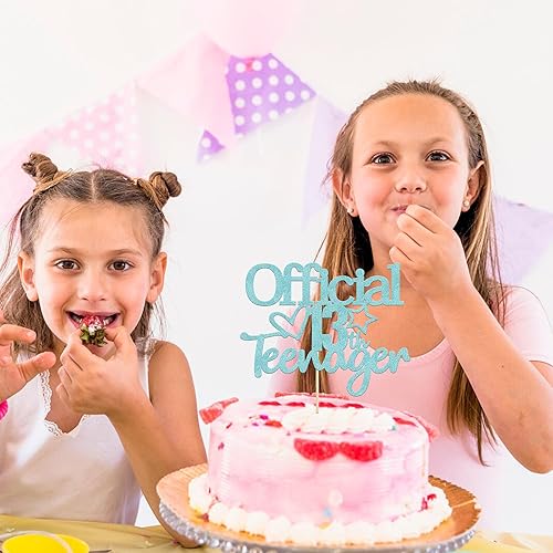 Miniatura 6 de Gyufise 1 paquete oficial para decoración de tartas para adolescentes de 13 años, decoración de pastel de cumpleaños de 13 años, suministros de