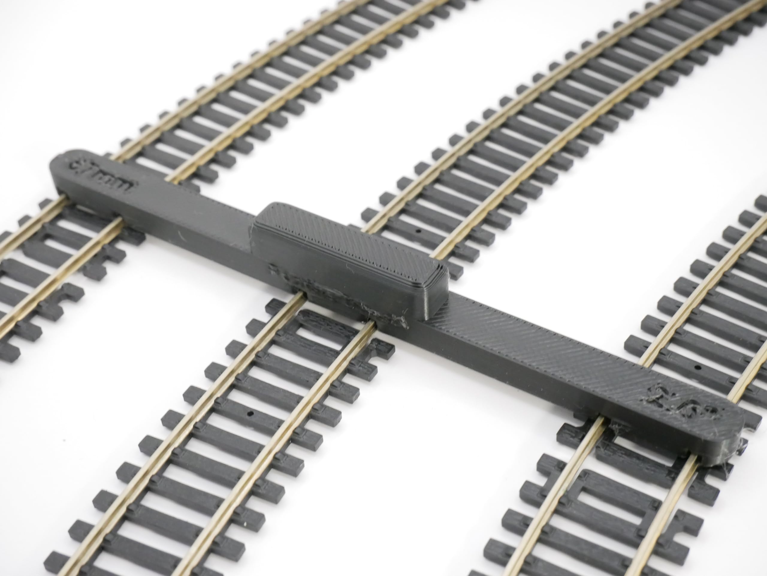HO/OO 1:76 Model Railway 3 Way Settrack Gauge Parallel/Spacer Track Tool 67mm Compatible with Hornby and Peco Pack of 4