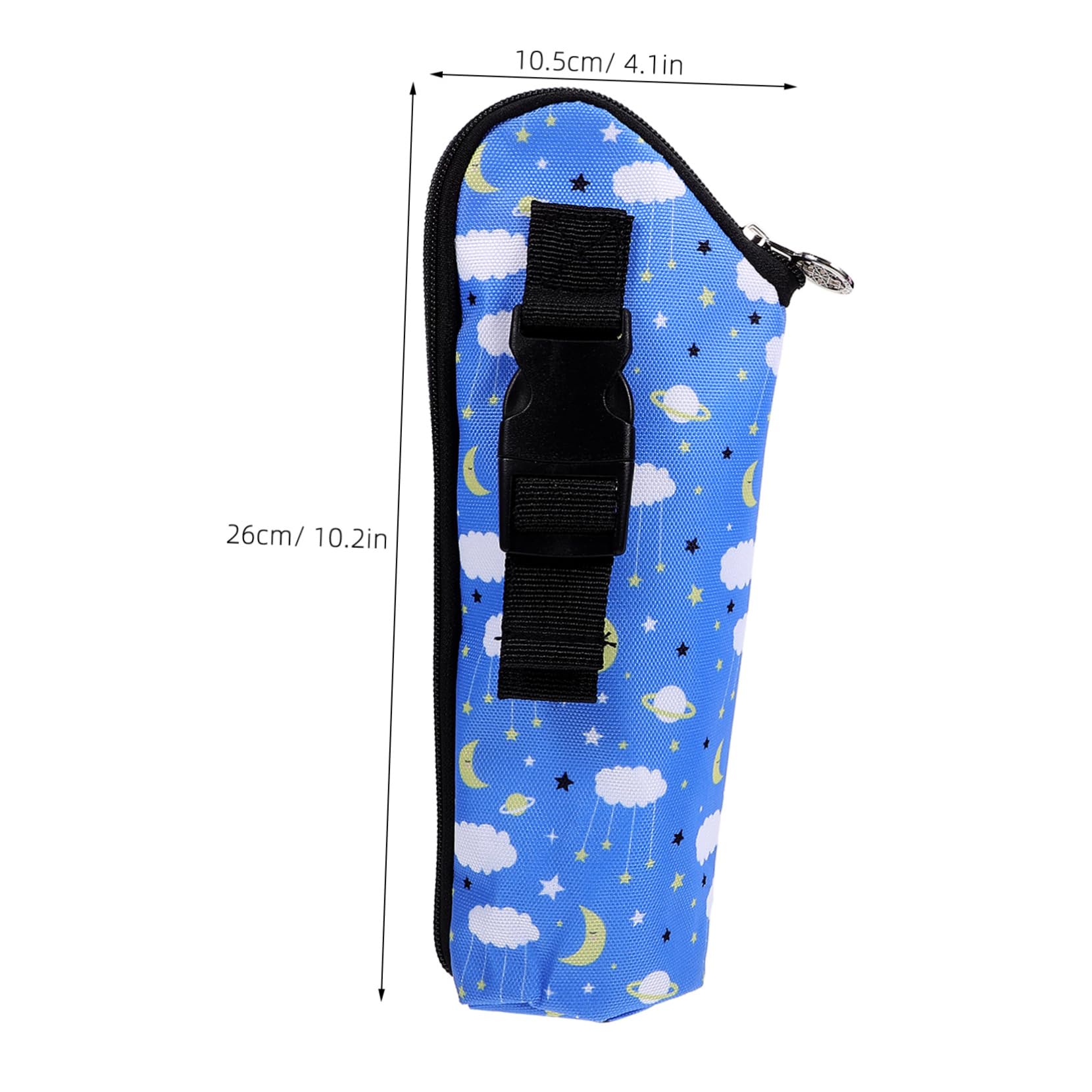 IWOWHERO Baby Bottle Bag Insulation 2 Pack Travel Feeding Bottles Bag Portable Insulated Pouch Stylish Design