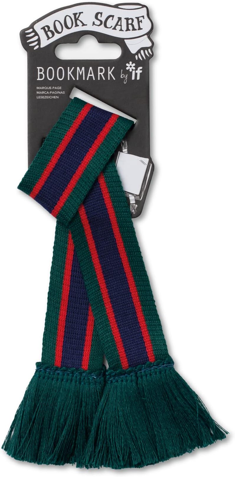 Book Scarf Bookmark - Classic Colours