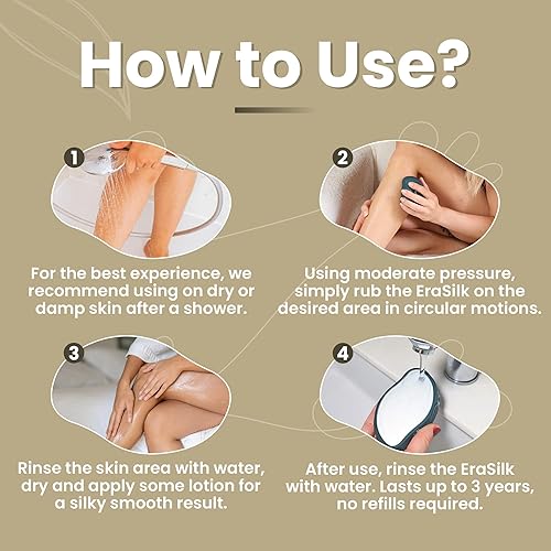 Miniatura 3 de Erasilk Dispositivo de depilación, removedor de pelo sin dolor para mujeres y hombres