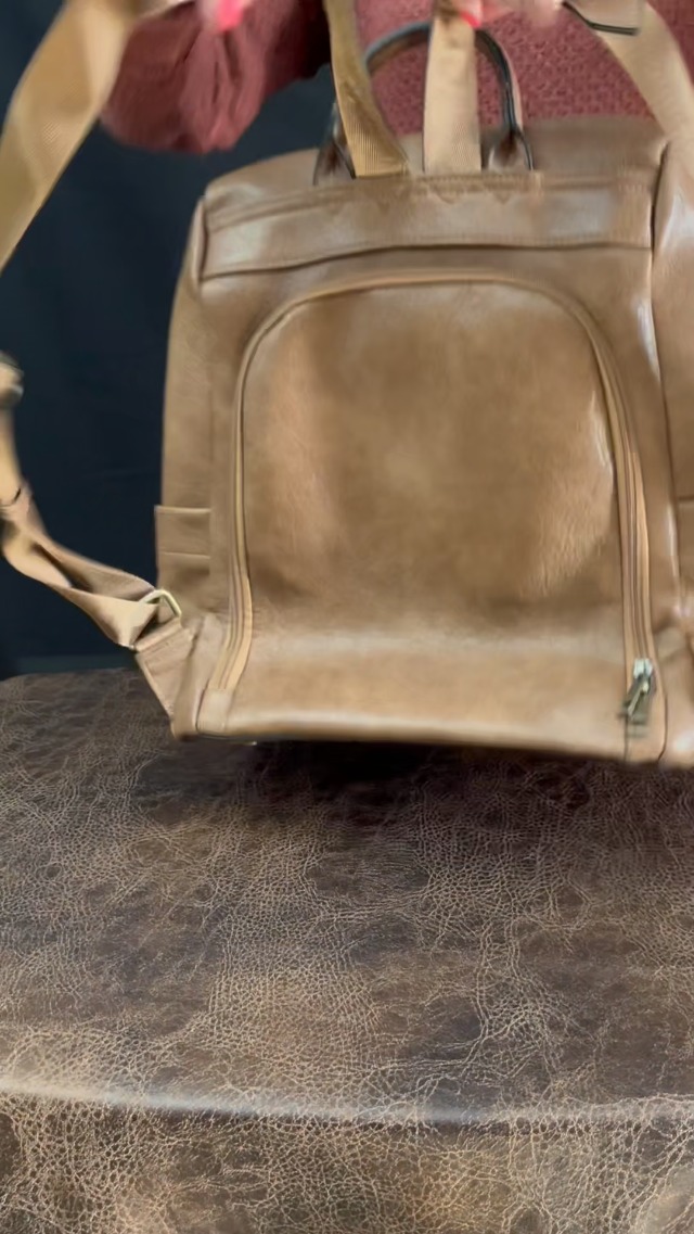Deluxity Tan Backpack Purse Size Medium Deluxity | Bags | Deluxity Tan Backpack Purse Size Medium  main image 4