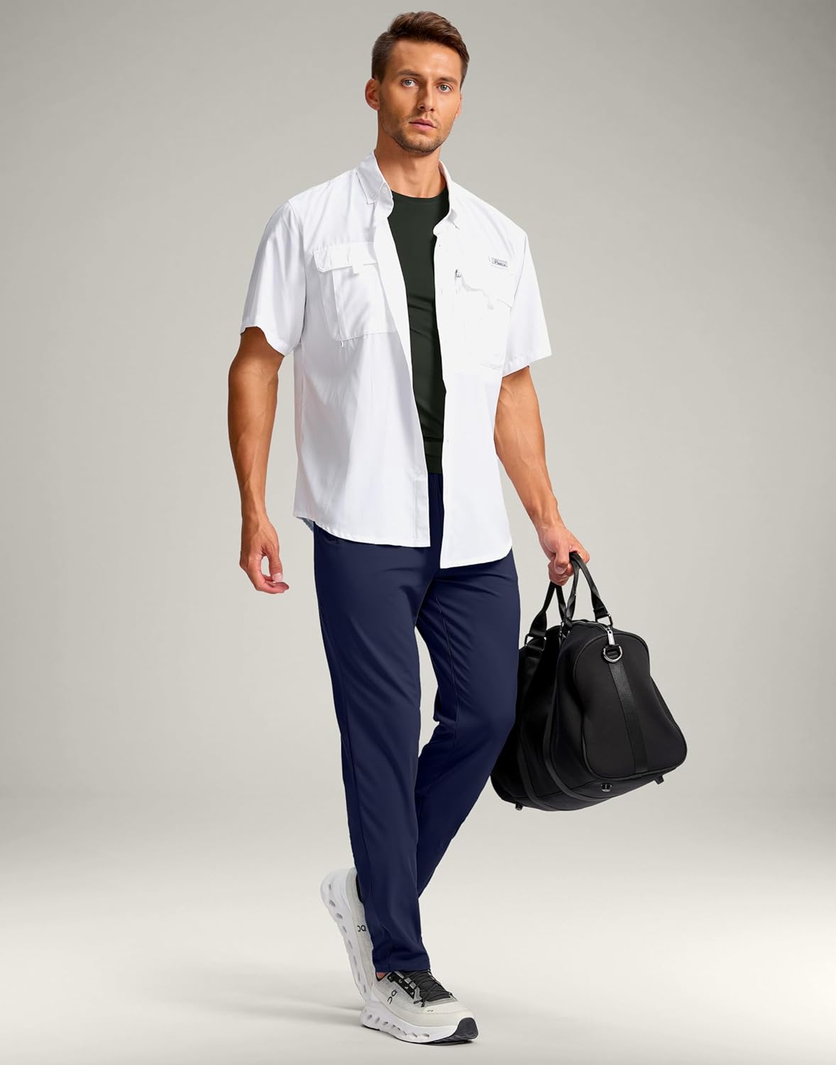 Pudolla 32"/34"/36"/38" Inseam Men's Tall Sweatpants with Zipper Pockets Lightweight Joggers for Athletic Workout Casual - Image 3