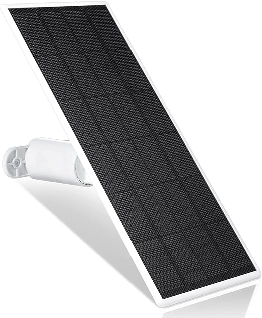 Wasserstein Solar Panel, Solar Panel Charger for Google Nest Cam Outdoor or Indoor, Battery - 2.5W Solar Power - Camera Solar Panels Made for Google Nest (1 Pack)