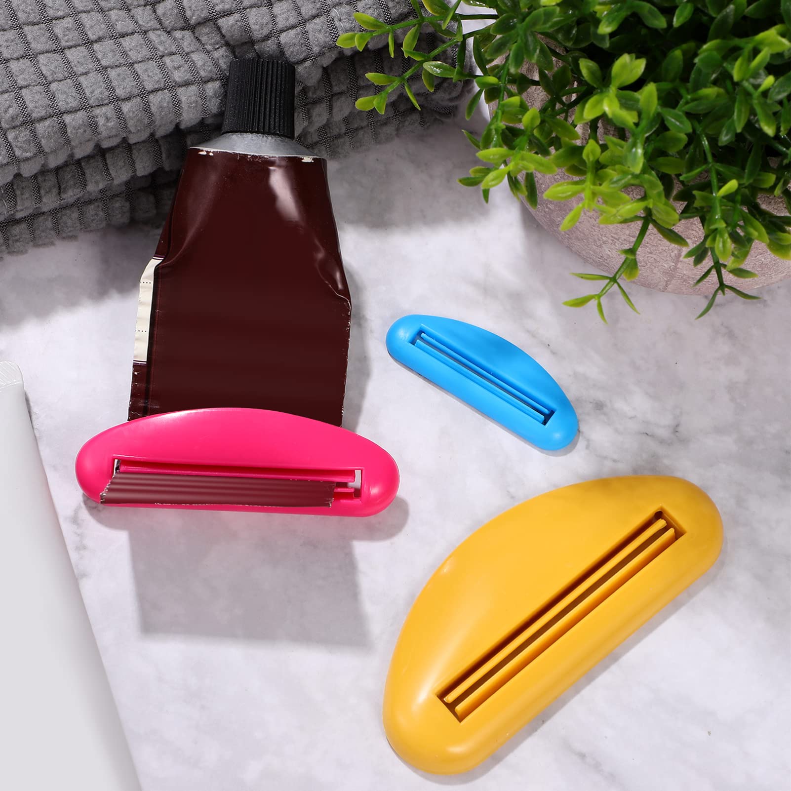 NOLITOY 54piezas Exprimidores De Tubo Para Pasta Squeezer De Pigmento Ahorra Espacio y Reduce Desperdicio Cocina y Baño