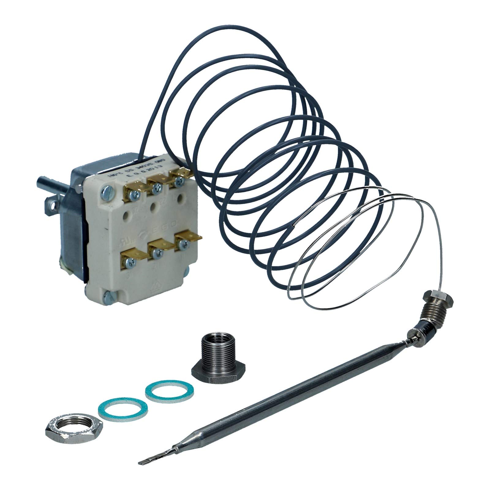 Cordon D'alimentation Avec Sonde Température Pour Friteuse/poêle - Modèle JH006 - Noir