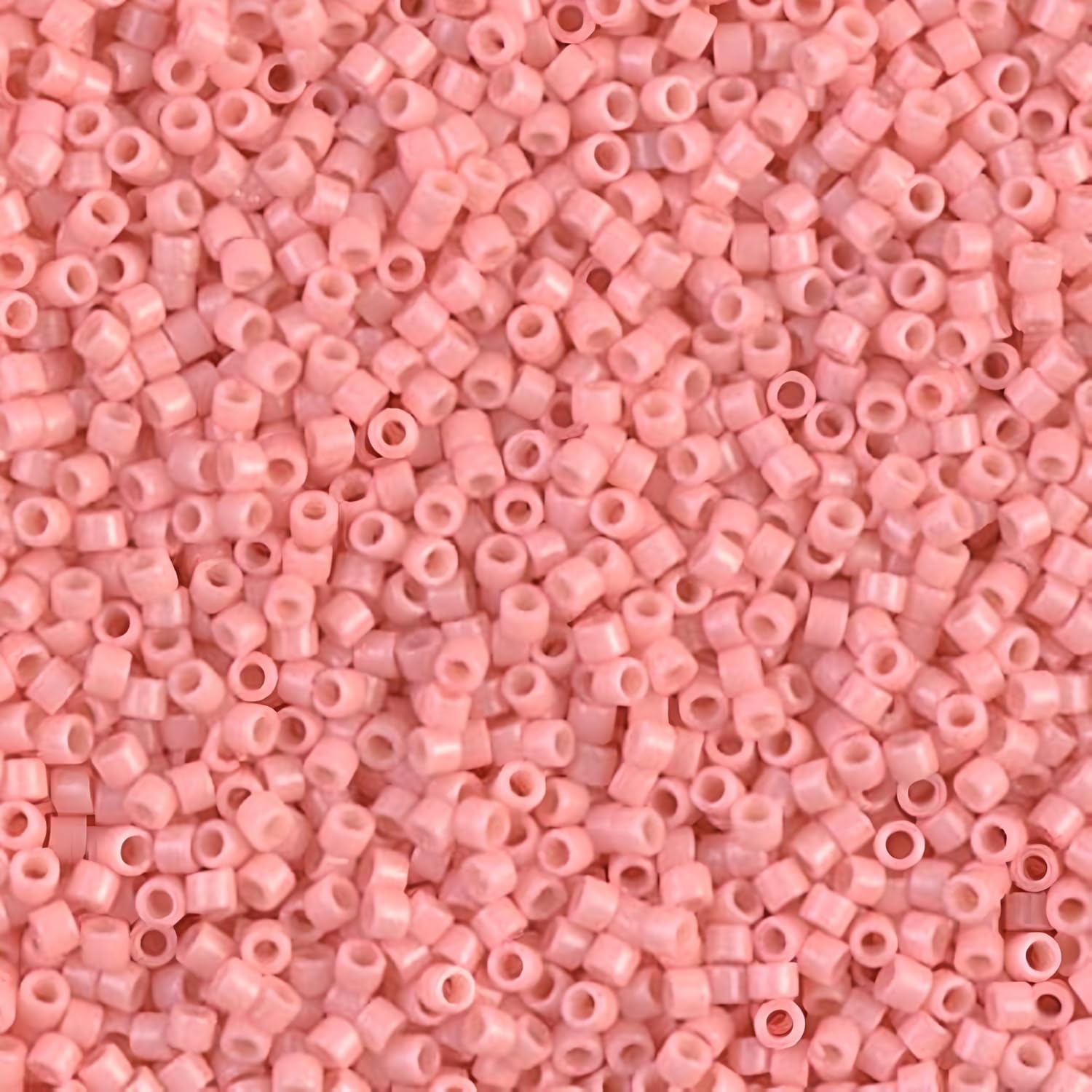 Miyuki Delica Seed Beads Bundle: Size 11/0, Duracoat Opaque Lychee (DB2113), Lt Watermelon (DB2114) & Guava (DB2115) - 3 Tubes of 7.2 Grams ea