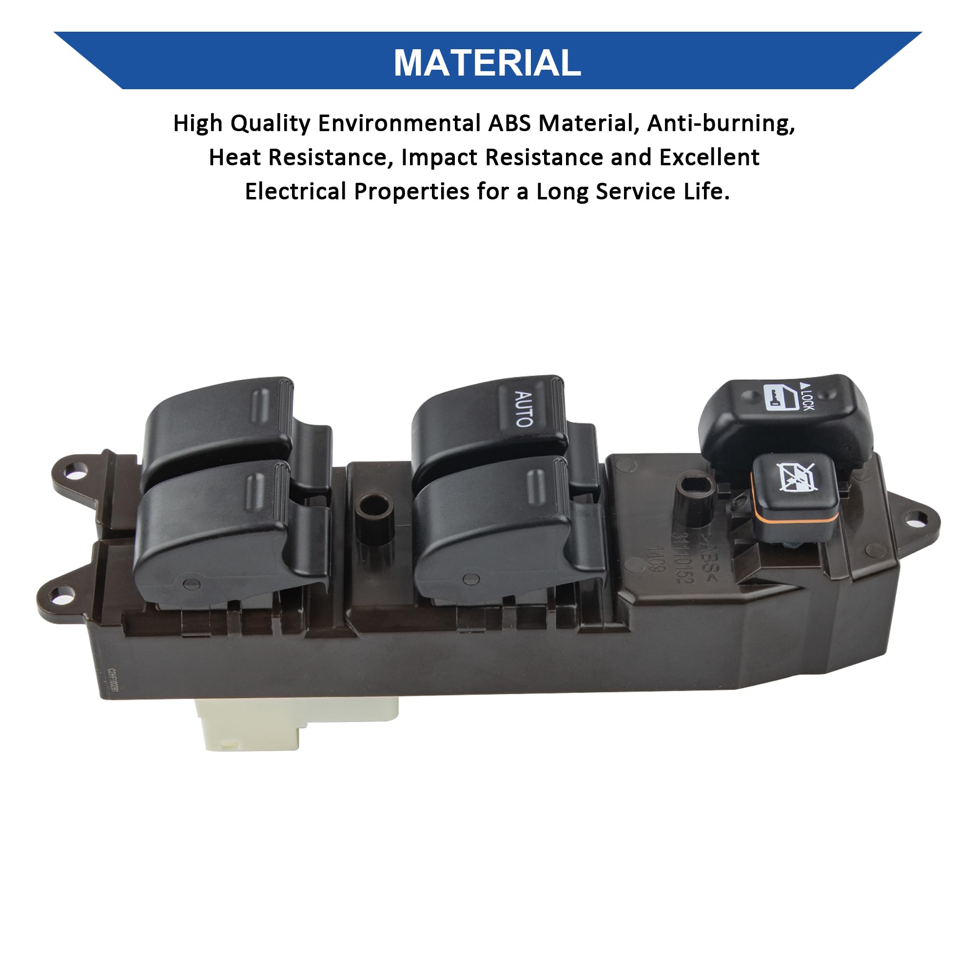 Be In Your Mind Beifahrerfensterschalter - Kompatibel Mit Toyota Camry Corolla Matrix 2007-2014