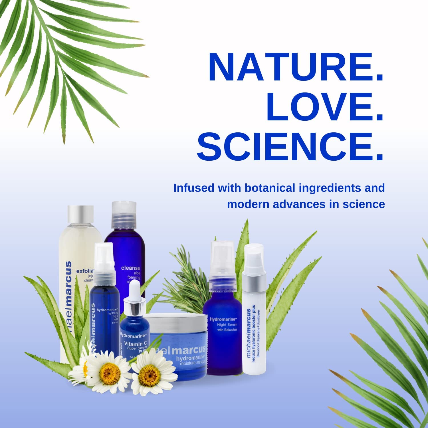 michael marcus RealEyes & Refresh Eye Duo - Moisturizing Eye Cream & Gel to Support Firmness & Elasticity - Firming & Reduces Puffiness - Natural Cruelty-Free- (0.5oz Bottles, 2 Pack)