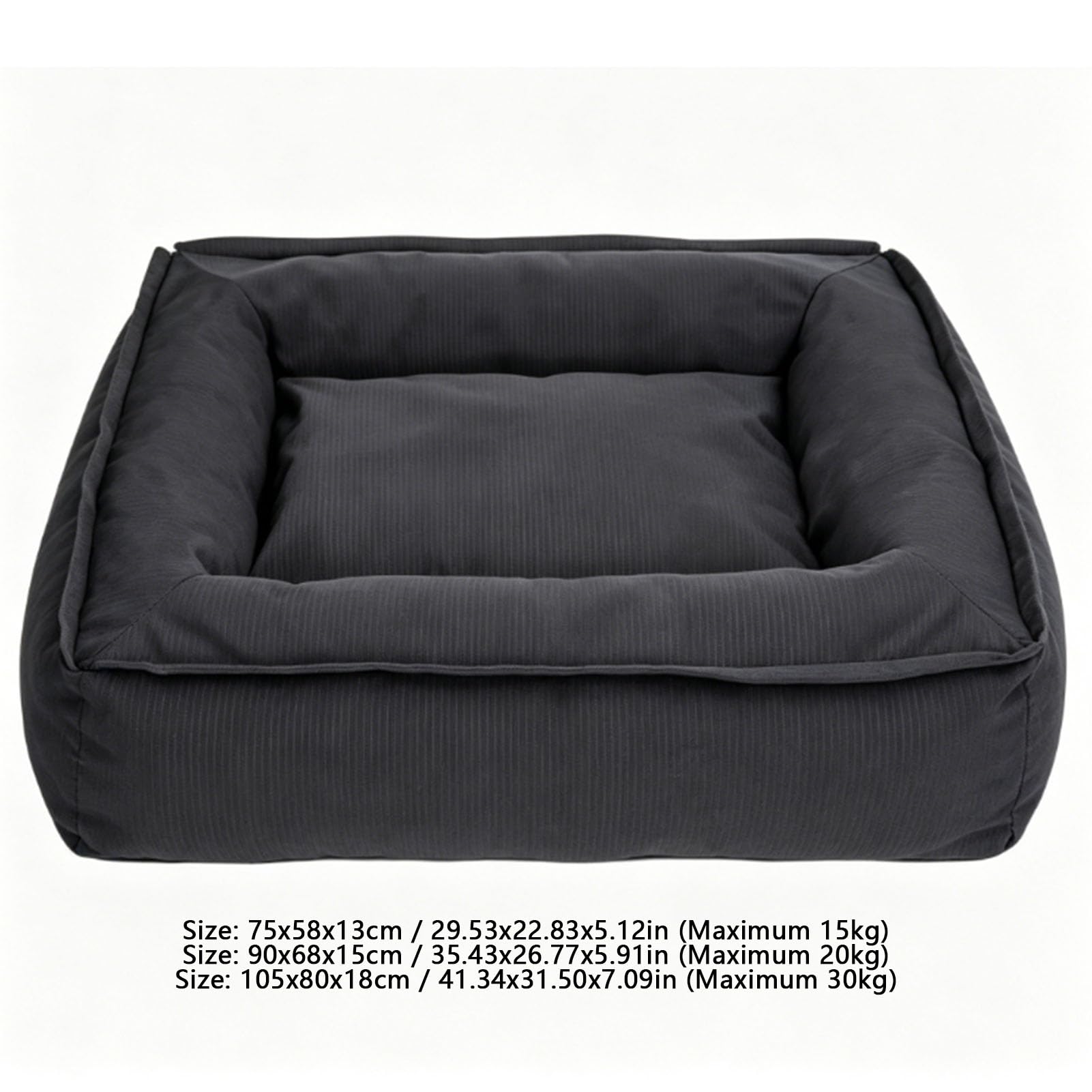 Hundezubehör und Bequemes Haustier-Katzenbett, Sofazubehör, Hundebox-Auflage, Couch für den Innenbereich, Hundekühlbett, Weiches, Kühlendes Katzensofa (75 x 58 x 13 cm/29,53 22,83 5,12