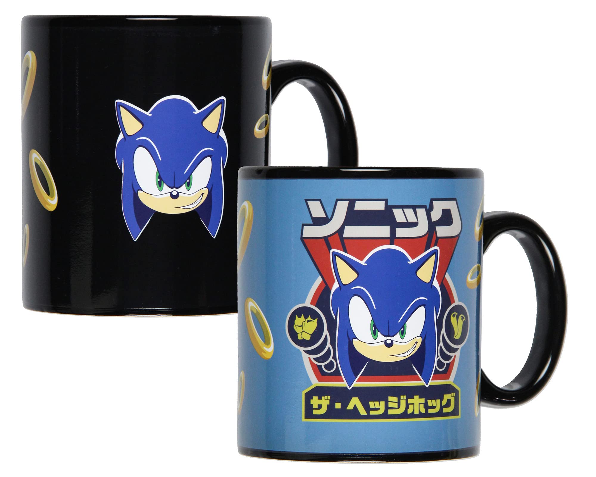 Tasse Mug Sonic The Hedgehog (Sonic Le Hérisson) - Capacité 330 Ml - Céramique Multicolore - Neuf
