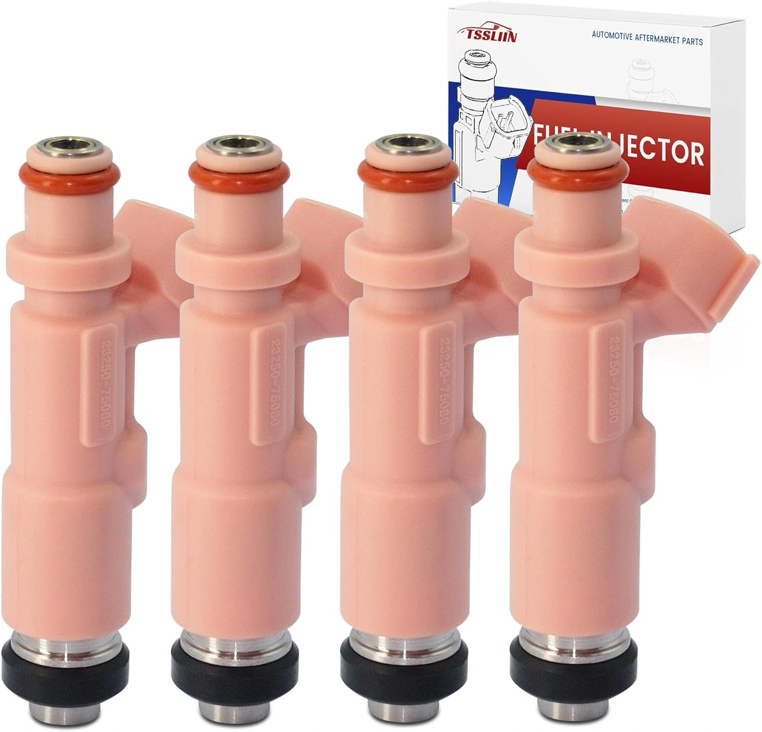 Fuel Injectors Fits For-Toyota Tacoma 2000 2001 2002 2003 2004 2.4L/ 2.7L L4 4Runner 2000 2.7L L4 4PCS FJ793 23250-75080 23209-79135 8001770N