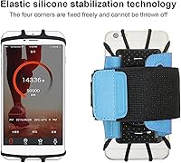 Vista 2 de Diyeeni Soporte de pulsera para teléfono, soporte giratorio de 360 grados para teléfono celular, funda para celular con banda de brazo, para 13 Pro