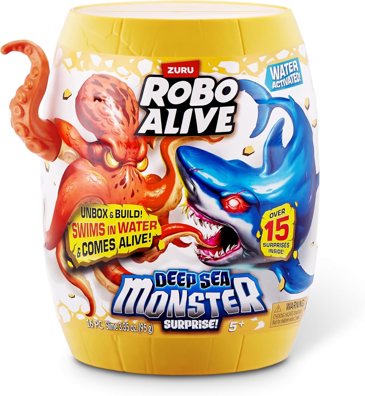 ZURU Robo Alive Figurine Deep Sea Monster Surprise Requin