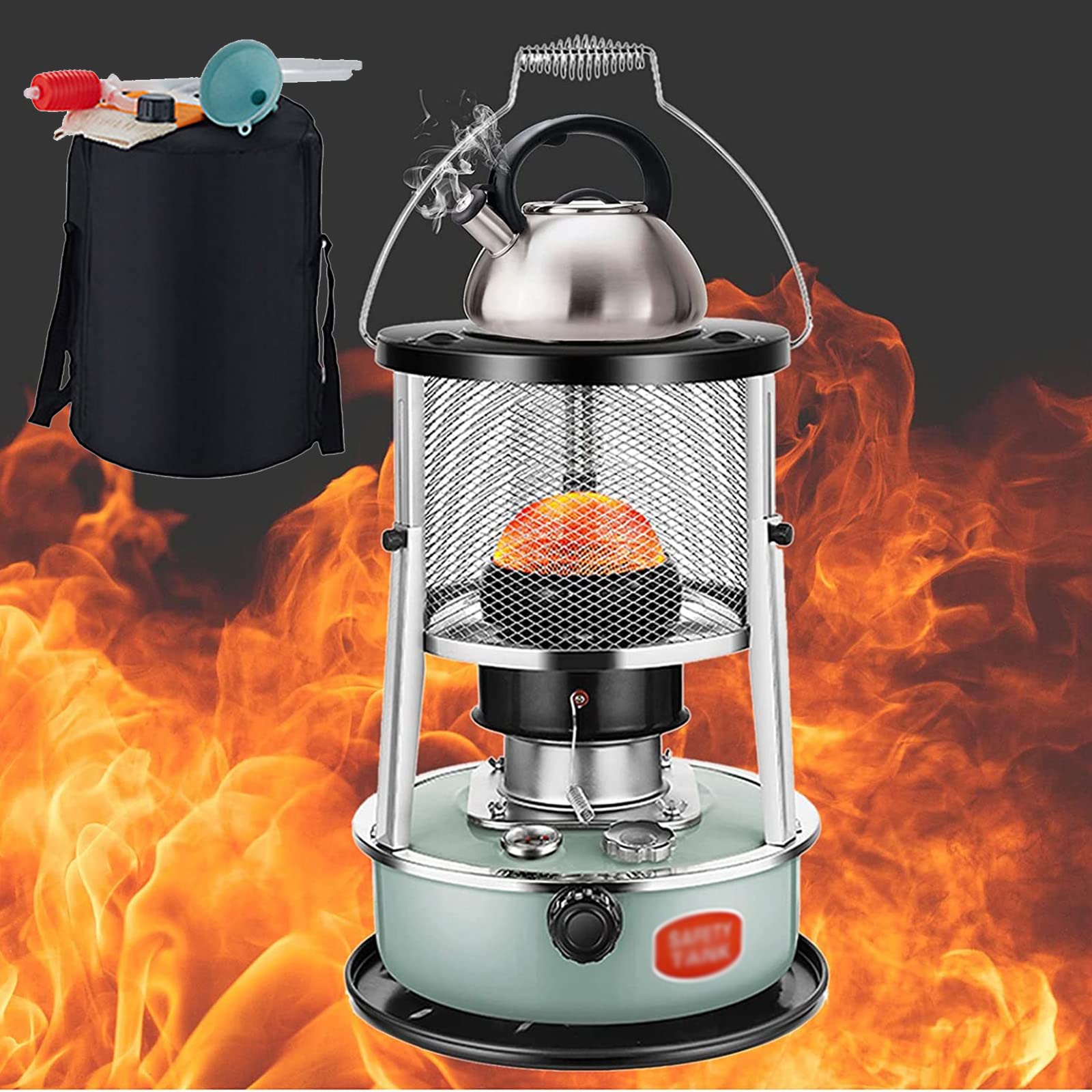 Amazon.com: DEOCAE Kerosene Heater, Without Electricity Portable Heater, Power  Outage Instant Hot Heating Energy Saving Quiet No Glare, for Camping Tent  Heating : Home u0026 Kitchen