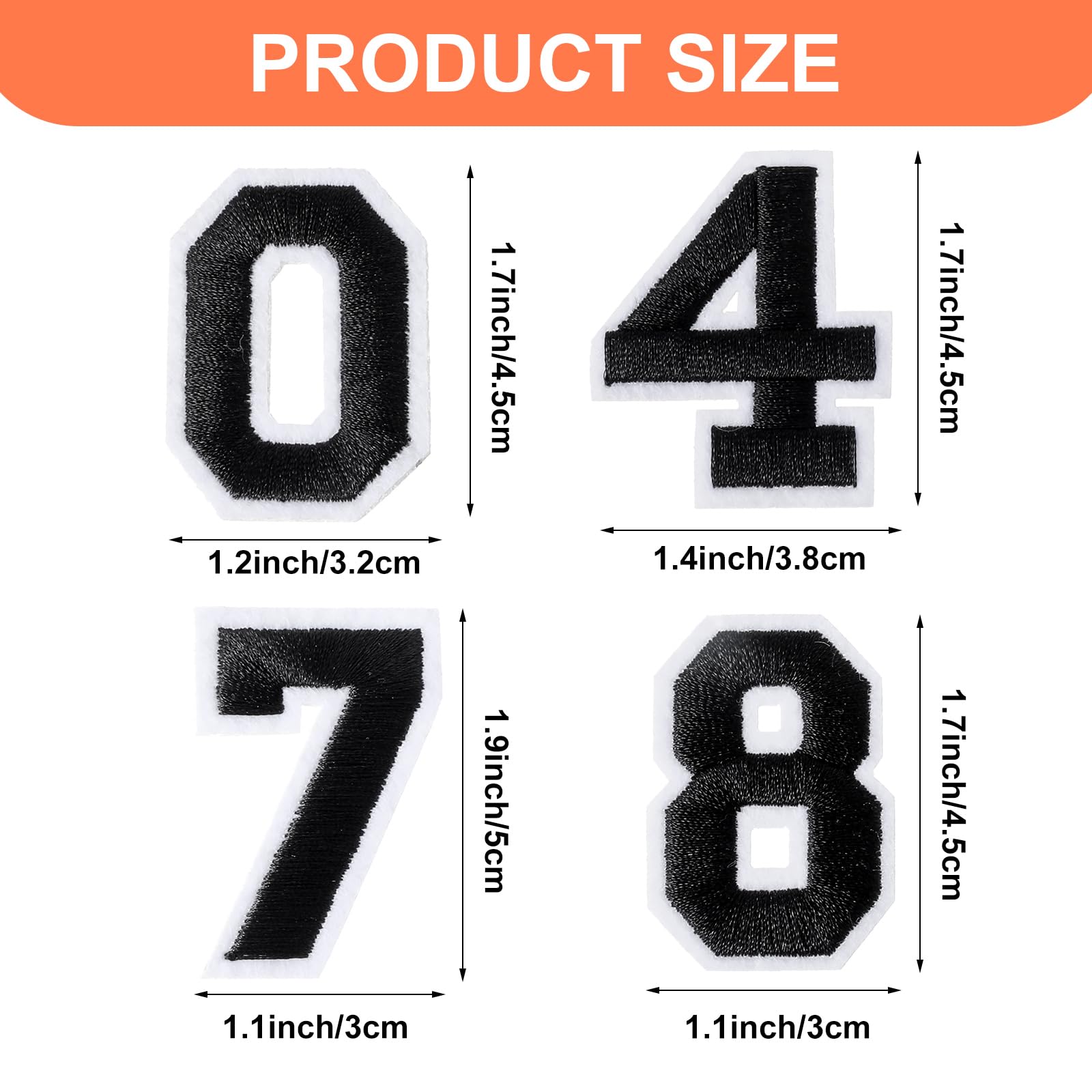 Numeri Termoadesivi Adesivi Per Maglie Da Calcio Numeri