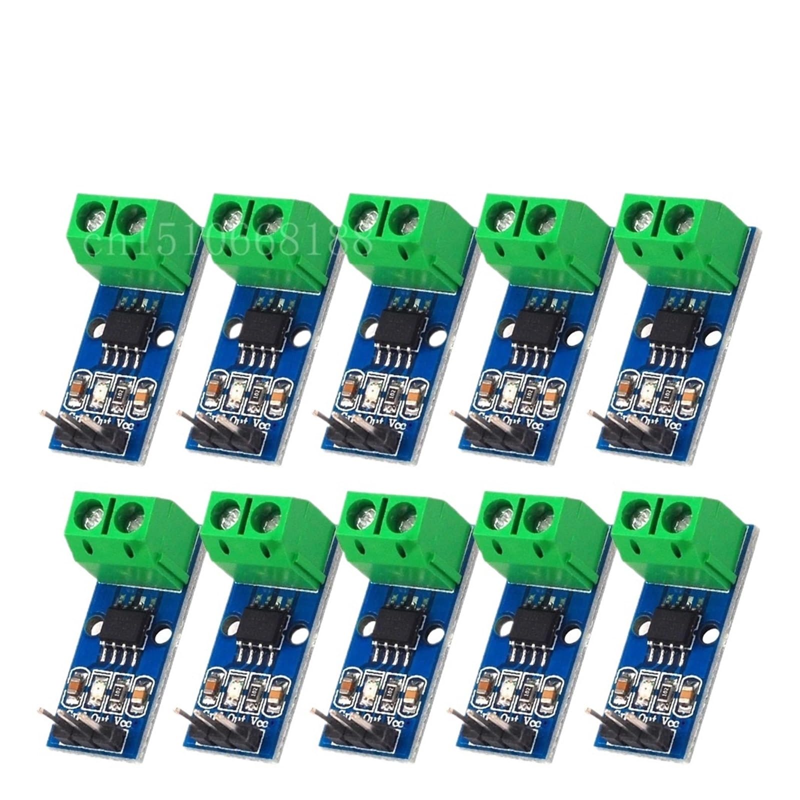 Applicable to 1/5/10 pièces ACS712 5A 20A 30A gamme Module de capteur courant Hall capteurs for bricolage Kit électronique(10Pcs 20A)