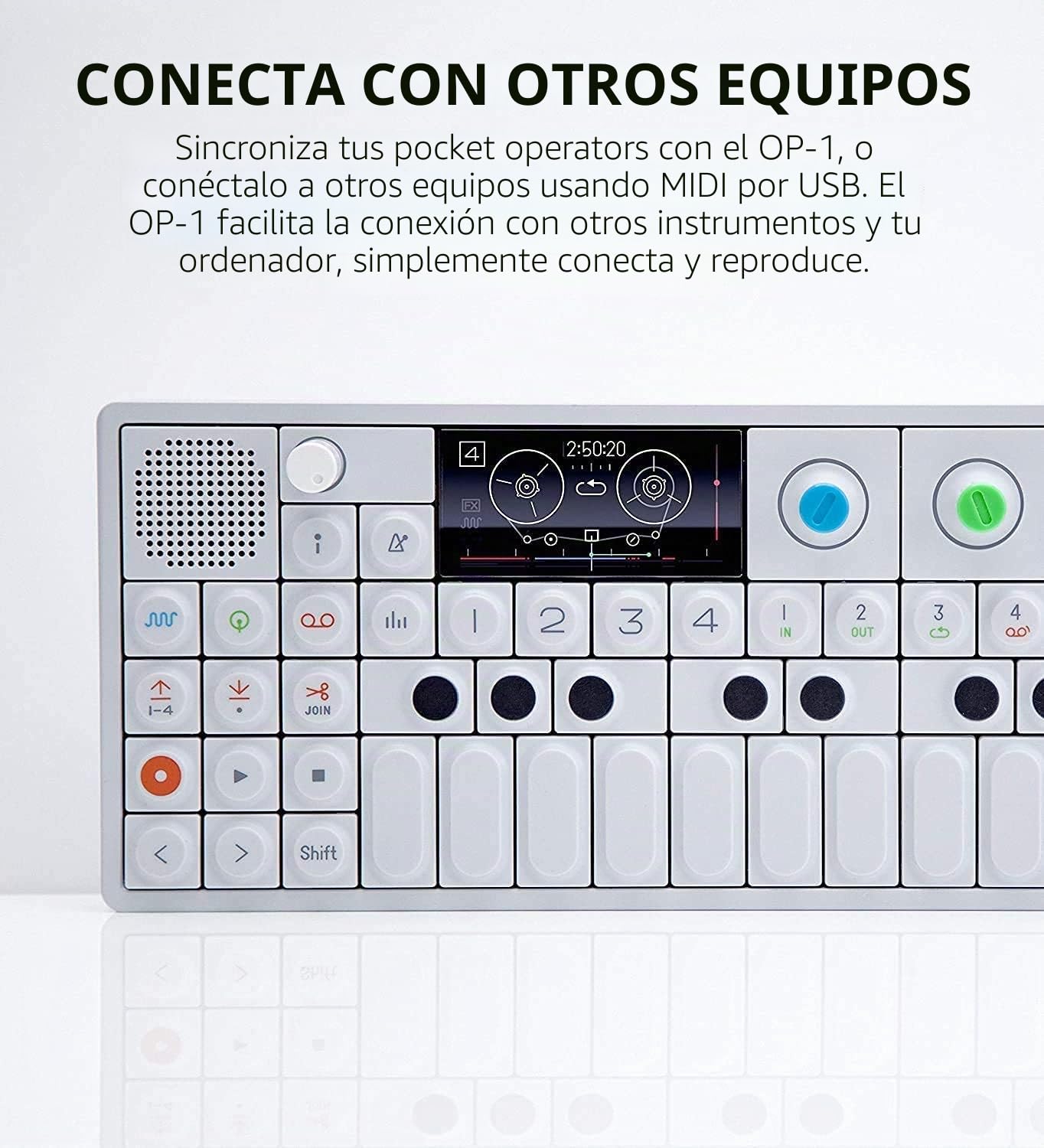 Teenage Engineering OP-1 - Sintetizador, sampler y controlador, portátil