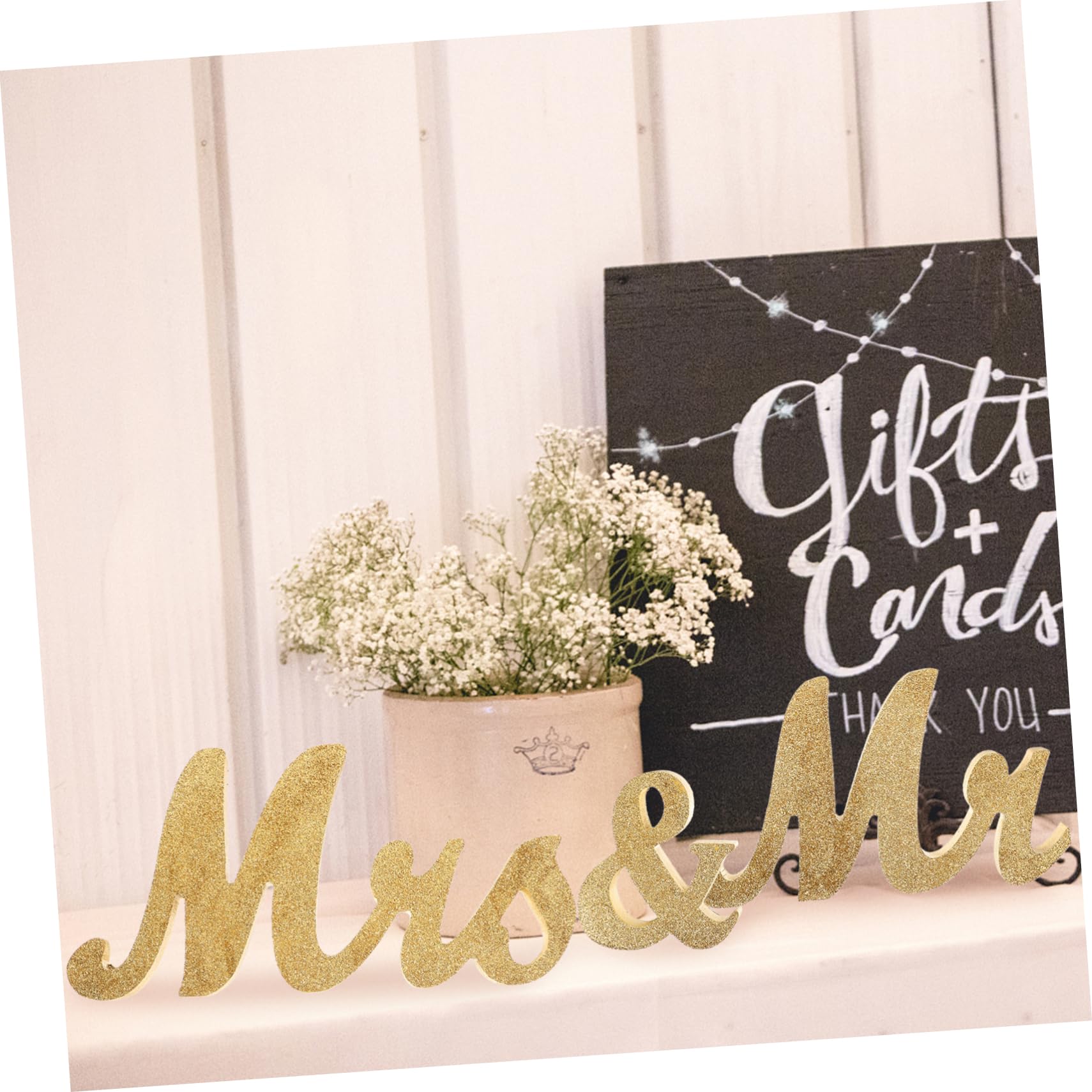 1 Satz Holzschilder für Hochzeiten Dekoration Valentinstag Party Accessoire Romantische Fotorequisiten für Hochzeitsfeiern Leicht und Kompakt für Einfache Handhabung