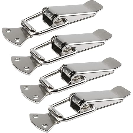 4 Stück Edelstahl Kistenverschlüsse - Spannverschluss Mit Schrauben