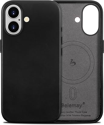 Belemay Vegetable-Tanned Leather Case for iPhone 17 Compatible with MagSafe