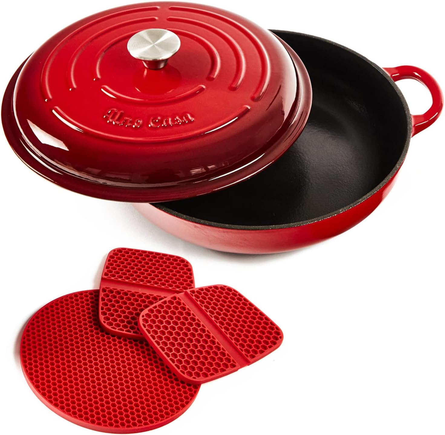 Uno Casa Enameled Cast Iron Casserole Dish