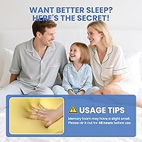 Vista 8 de JINXIA Almohada cervical cervical para dormir, almohadas de espuma viscoelástica inodoras y funda de enfriamiento, almohada ortopédica ergonómica