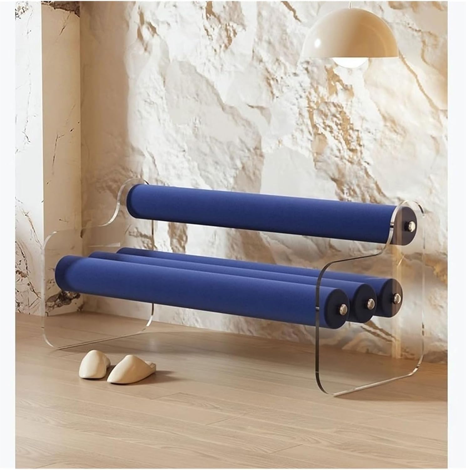 Foot Stools ottoman Shoe Bench Shoe-changing Stool, Living Room, Home Doorway, Shoe-changing Stool, Sofa Back Bench, Bedroom Bed End Stool, Makeup Stool Shoe Changing Stool(B), S100cm