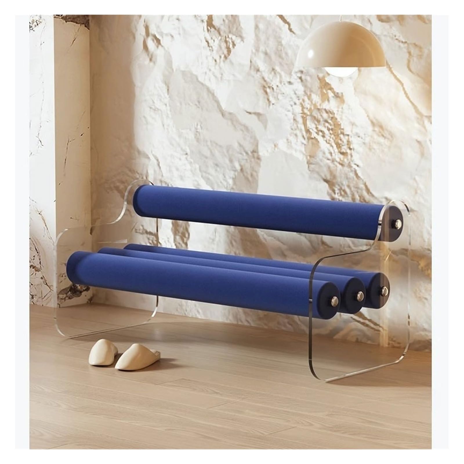Banc de pied de lit de tabo et meuble d'entrée pour ranger et s'asseoir