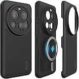 TUDIA DualShield Grip Designed for Xiaomi 15 Ultra 5G Case (2025), [MergeGrip] Military Grade Dual Layer Shockproof Slim Tough Heavy Duty Protective Phone Case Cover (Black, Magsafe)