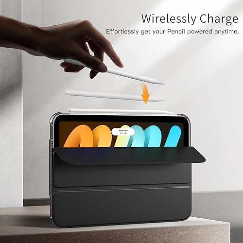 Miniatura 83 de MoKo Funda para iPad mini 7 (A17 Pro) Generation Case 2024, iPad mini 6 2021, funda delgada y ligera de 8.3 pulgadas de carcasa de policarbonato