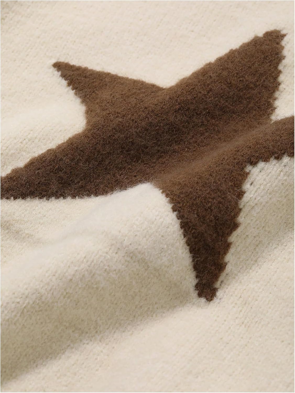 Girl's Star Graphic Sweaters Cute Crew Neck Long Sleeve Knitted Pullover Jumper Tops - Image 5