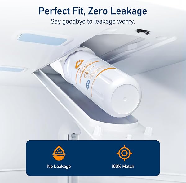 TEEHAY W10413645A Water Filter 2 Replacement, Compatible with Everydrop Filter 2, EDR2RXD1, Whirlpool WHR2RXD1, P9KB2L, P9RFKB2L, Whirlpool WRX986SIHZ, WRF757SDHZ, WRF767SDHZ, WRF736SDAM, 3 Pack - 5