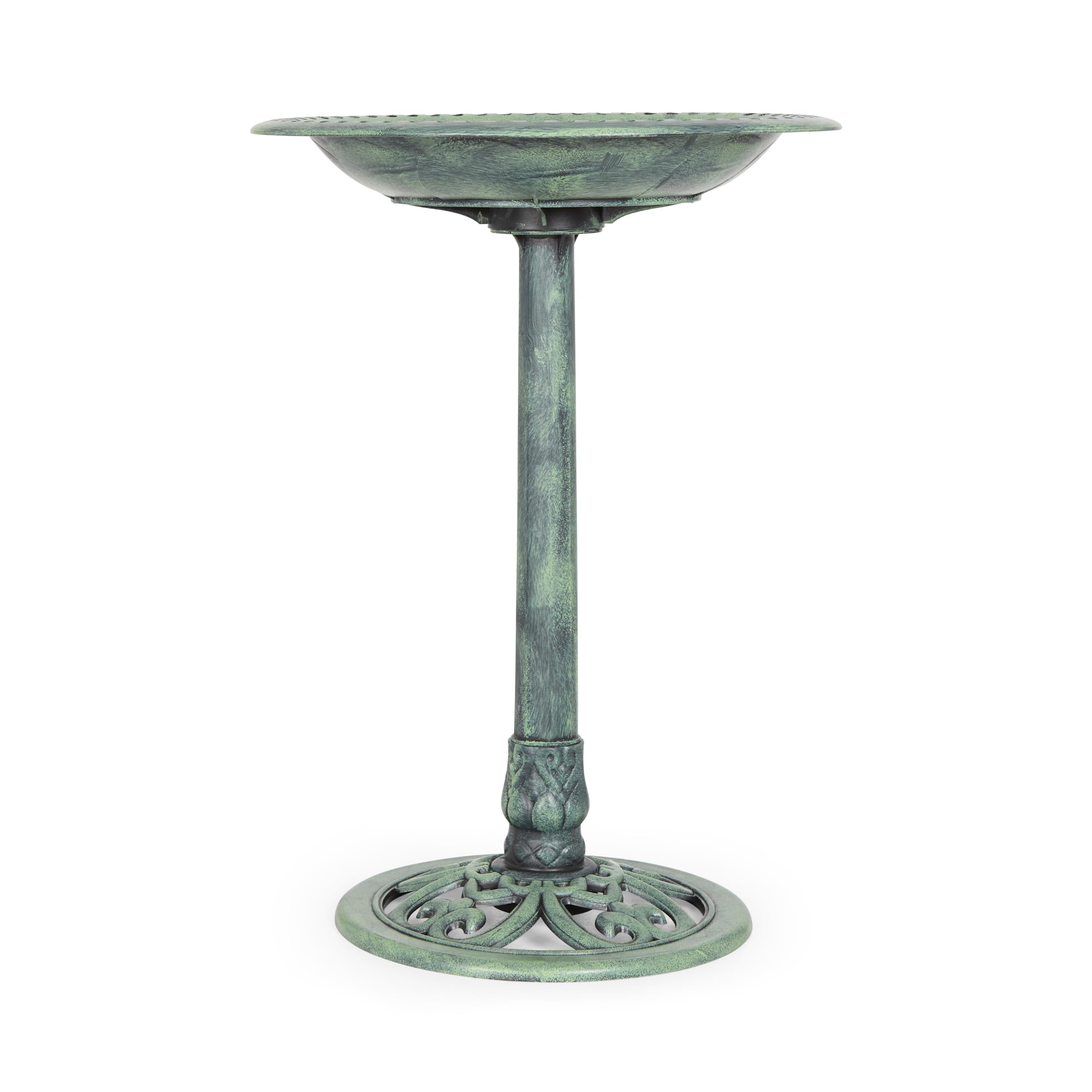 Backyard Expressions Mint Green Bird Bath