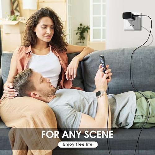 Miniatura 6 de Adaptador de cargador de pared de carga rápida Samsung compatible con Samsung Galaxy S6 S7 S8 S9 S10  EdgePlusActive, Note 5, Note 8, Note 9 y más