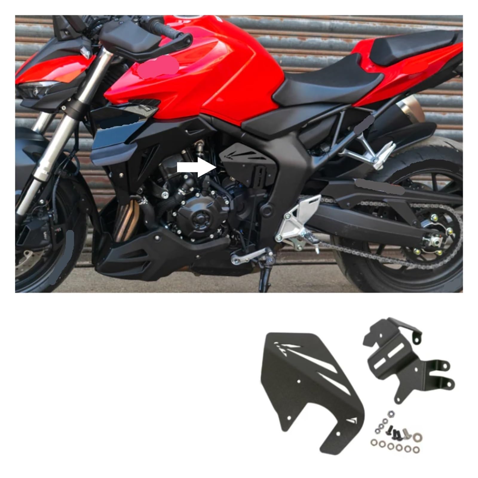 Paracoppa motore moto Per CB1000 CB 1000 SP Per Hornet 2025 - Moto Leva Del Cambio Sensore Di Protezione Telaio Carenatura Pannelli Accessori